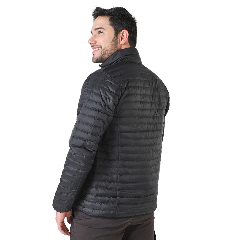 Chaqueta Eddie Bauer Microlight Down Negra Hombre | Outdoor Adventure Col