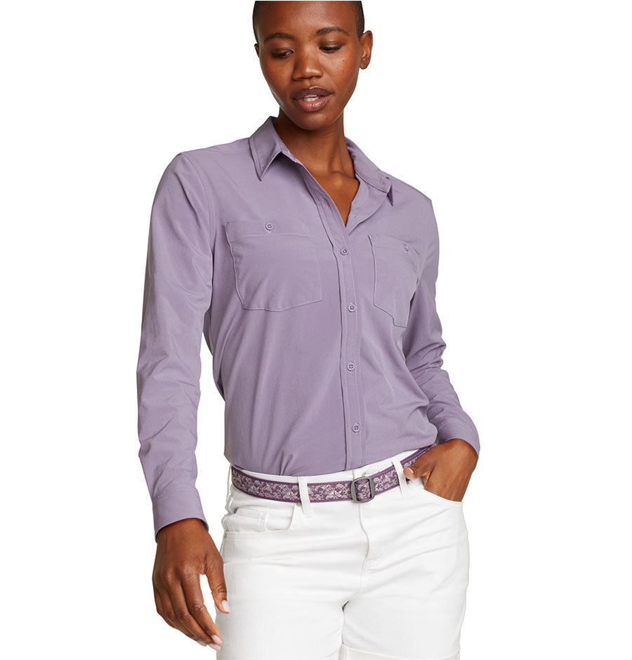 CAMISA MUJER DEPARTURE 3.0 ML / EDDIE BAUER
