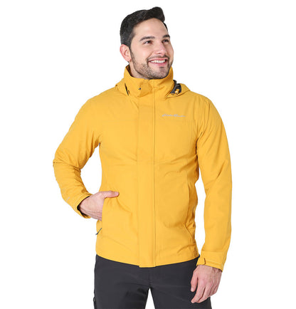 Chaqueta Eddie Bauer Rainfoil® Amarilla Hombre | Outdoor Adventure Colombia