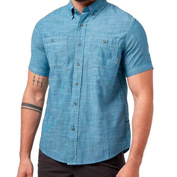 CAMISA DE HOMBRE SOLARFOIL SHORELINER MANGA CORTA