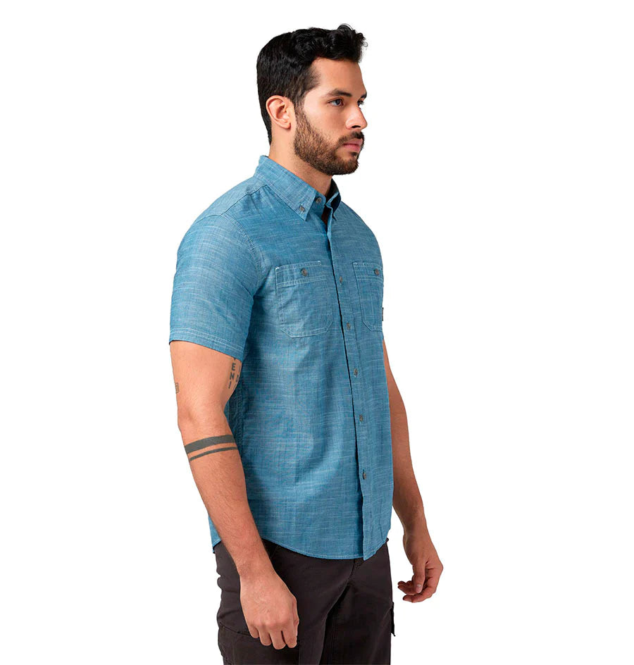 CAMISA DE HOMBRE SOLARFOIL SHORELINER MANGA CORTA