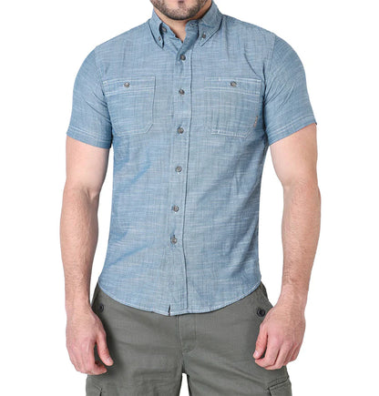 CAMISA DE HOMBRE SOLARFOIL SHORELINER MANGA CORTA