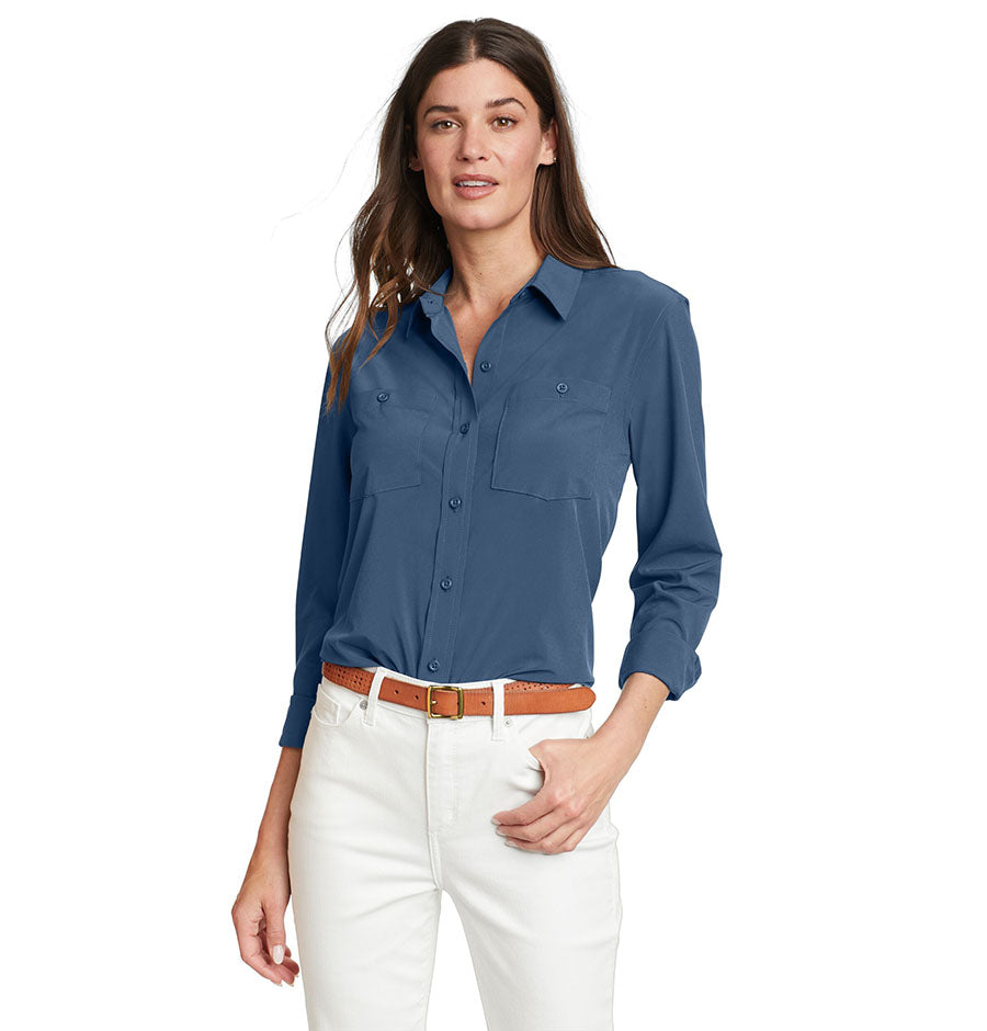 CAMISA MUJER DEPARTURE 3.0 ML / EDDIE BAUER