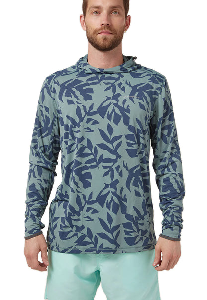 SACO HOMBRE / SOLARFOIL PRINT PULLOVER HOODIE