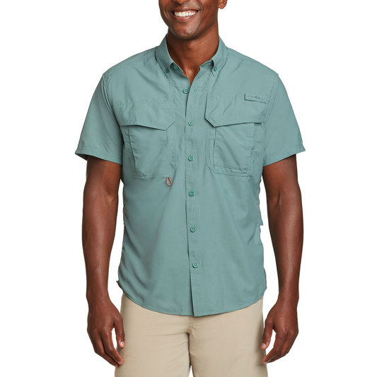 Camisa Hombre King Salmon Eddie Bauer Blanca | Outdoor Adventure Colombia