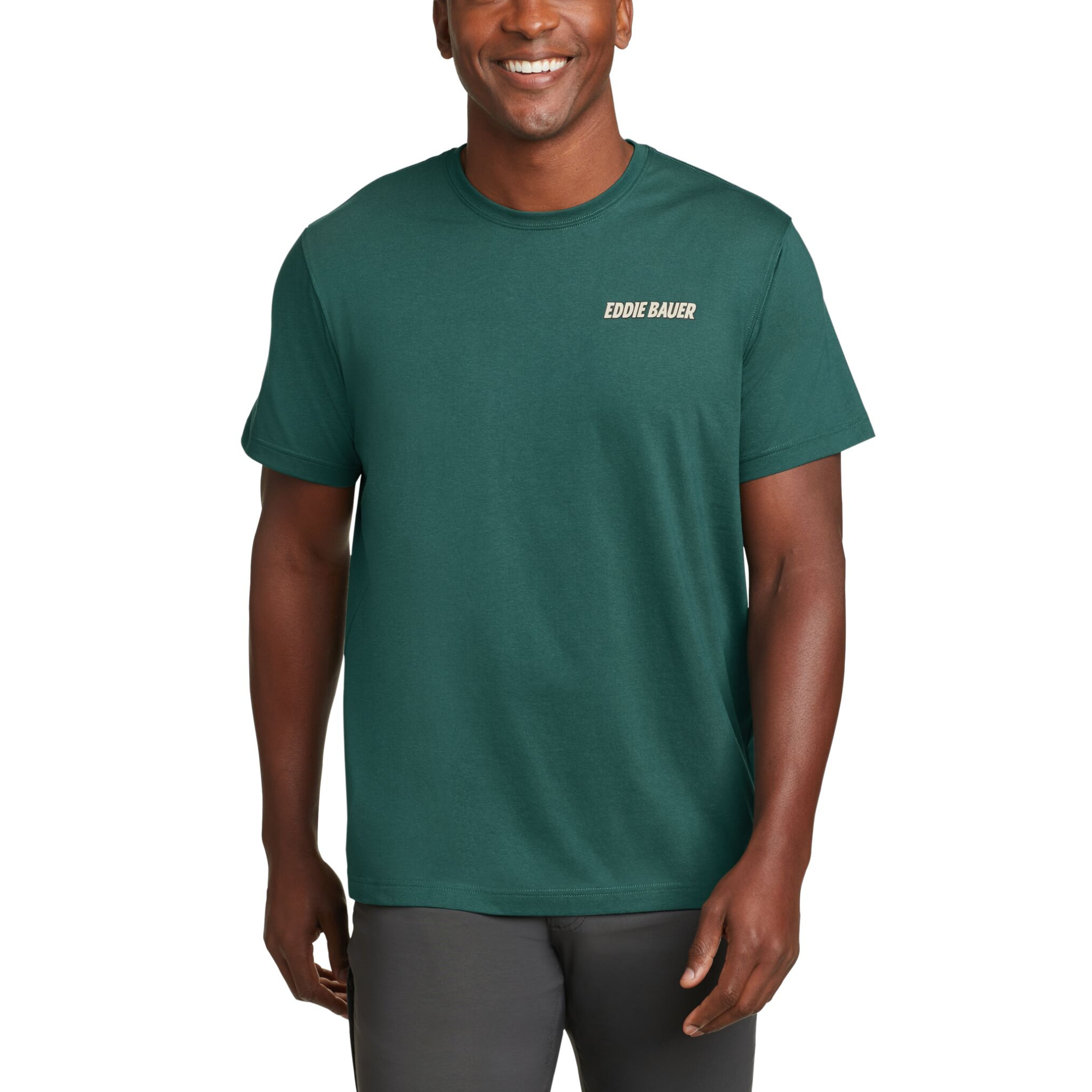 Camiseta Eddie Bauer Fly Fish Verde | Outdoor Adventure Colombia