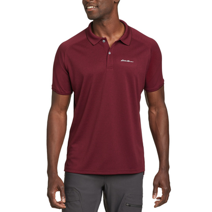 Camisa Polo Resolution Pro Eddie Bauer Vino Tinto| Outdoor Adventure Colombia