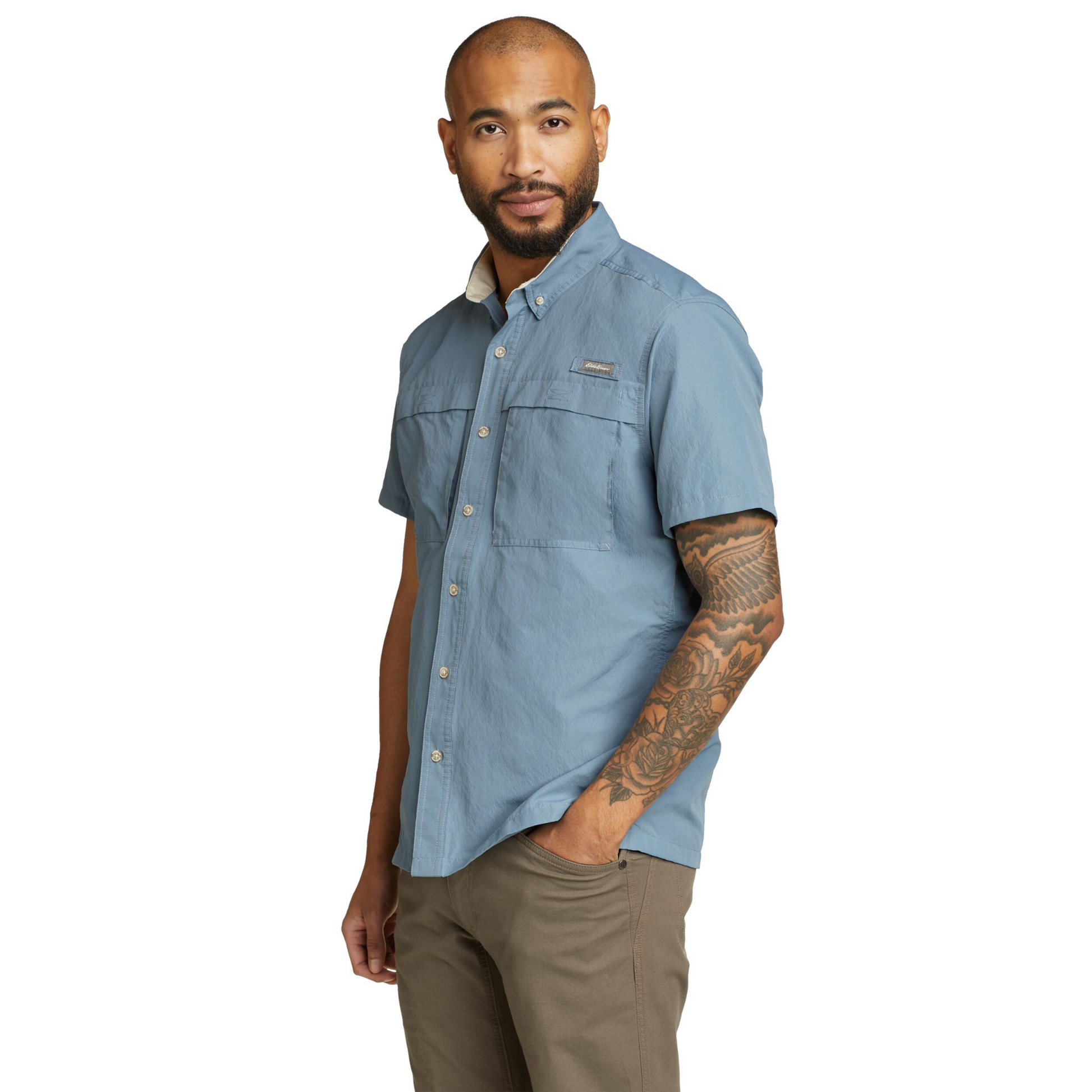 Camisa Eddie Bauer Ripstop Guide Hombre | Outdoor Adventure Colombia