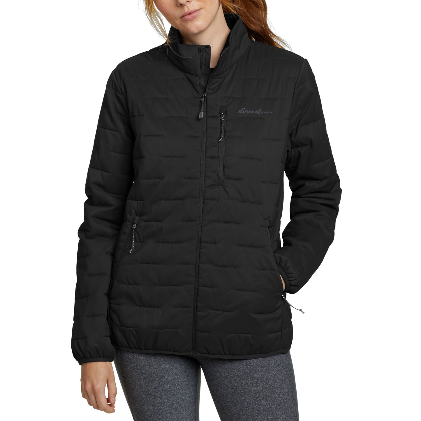 Chaqueta Microlight Down Eddie Bauer Mujer Negra | Outdoor Adventure Colombia