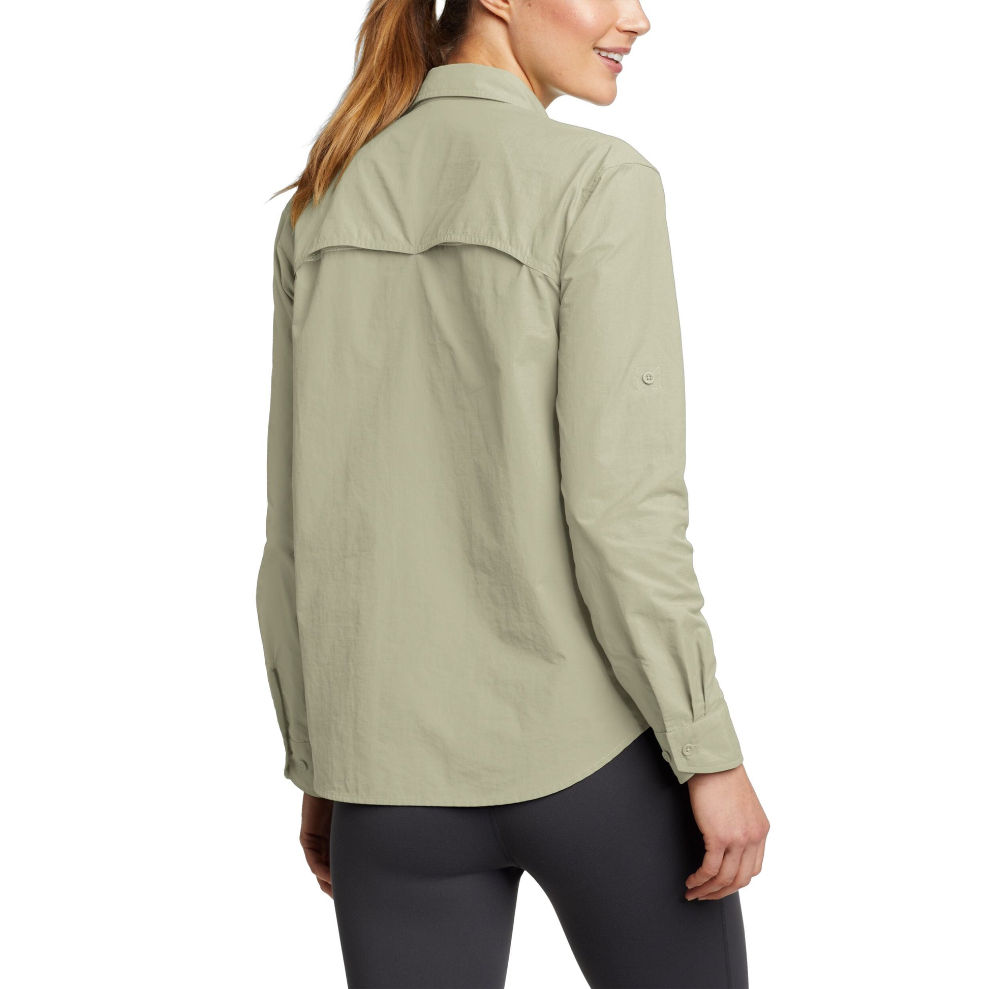 Camisa Mujer Adventurer Pro Field Eddie Bauer Oliva | Outdoor Adventure