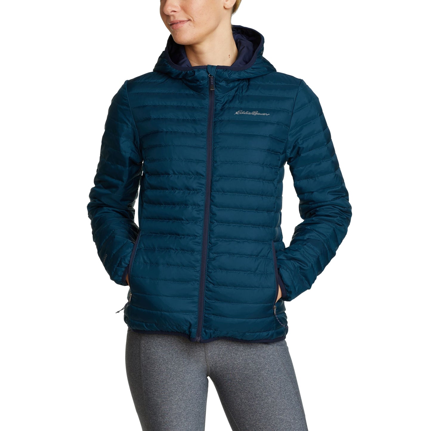 CHAQUETA MUJER MICROLIGHT HOODED DOWN